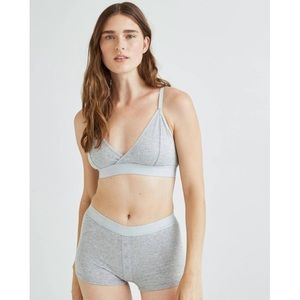Heather Grey Richer Poorer Classic Bralette